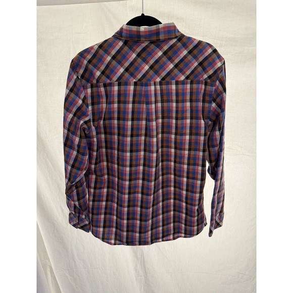 Matix Marc Johnson Signature Series Mens Size Medium Plaid Long Sleeve‎ Shirt - Picture 4 of 11